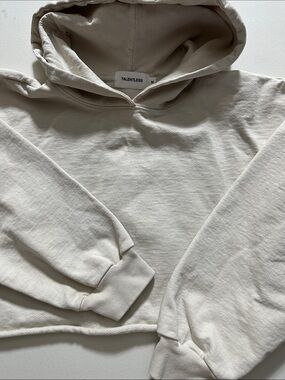 TALENTLESS Off-White/Cream Pullover Hoodie